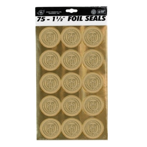 Cornell Seal Foil Sticker Pack 75 Gold